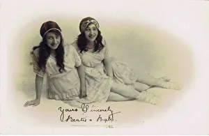 Artistes Prints: The British variety sister team of Beatie and Babs, 1920s