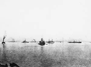 British warships and transports WWI
