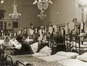 Closely Prints: British Western Front in France - Red Cross Hospital ward