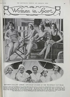 Competitions Prints: British Wightman Cup Team
