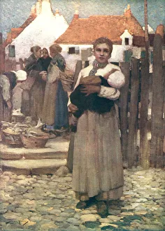 Stood Prints: Brittany Fishing Women