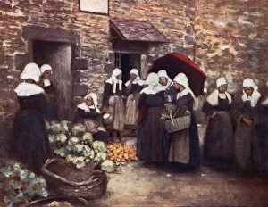 Images Dated 6th June 2011: Brittany Veg. Market