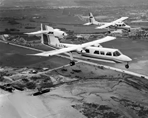 Britten-Norman BN2A MkIII Trislander G-AZZM and Islander