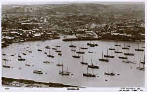Brixham Gallery: Brixham, Devon - Aerial View of the Harbour