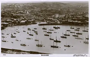 Brixham, Devon - Aerial View of the Harbour