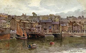 Brixham, Devon, England - The Harbour Date: 1924