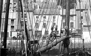 Brixham Prints: Brixham quayside, Devon - circa 1920s