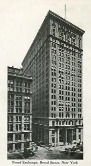 Webber Prints: Broad Exchange, Broad Street, New York, USA