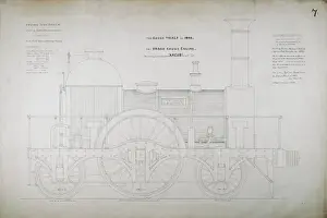 B Road Prints: Broad gauge locomotive built by Fenton, Murray and Jackson