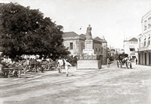 Broad Street, and Nelson statue, Bridgetown, Barbados