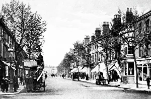 Ways Prints: Broad Street from Five Ways, Birmingham early 1900's