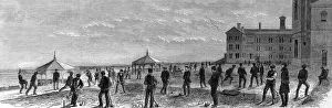 Alterations Collection: Broadmoor - view of the terrace where male prisoners were ab