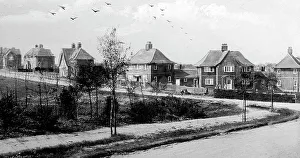 Letchworth Prints: Broadwater Avenue, Letchworth Garden City, early 1900s
