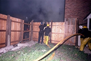 Images Dated 31st May 1985: Broadwater Farm Riots - London Fire Brigade