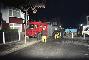 Images Dated 31st May 1985: Broadwater Farm Riots - London Fire Brigade