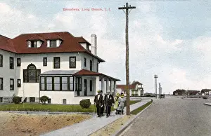 Broadway, Long Beach, Long Island, New York, USA