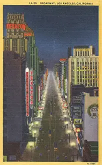 Broadway, Los Angeles, California, USA