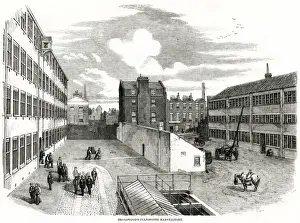 Manufacture Prints: Broadwoods Pianoforte manufactory 1858