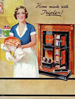 Kitchen Gallery: Brochure advertising Triplex Grates / Ranges