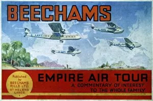 Medicines Collection: Brochure for Beechams Pills - Empire Air Tour