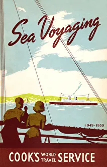 Images Dated 20th February 2020: Brochure front cover advertising Thomas Cooks travel service. Date: 1949 - 1950