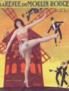 Images Dated 20th April 2015: Brochure cover for La Revue du Moulin Rouge, 1925