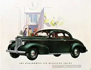 Brochure illustration, Oldsmobile Six