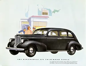 Brochure illustration, Oldsmobile Six