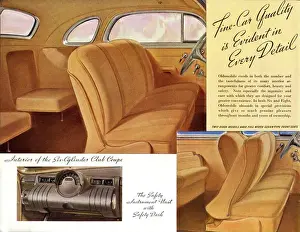 Brochure illustration, Oldsmobile car