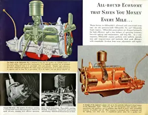 Brochure page, Oldsmobile cars