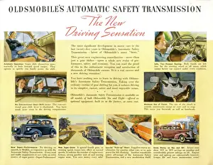 Brochure page, Oldsmobile cars