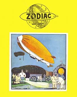 Brochure for Societe Zodiac dirigibles captifs spheriques