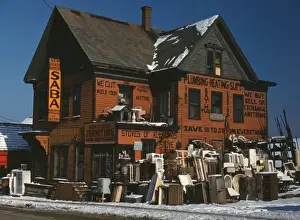 Plumber Prints: Brockton, Mass. Dec. 1940, second-hand plumbing store