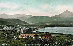 Arran Prints: Brodrick Village and Bay, Isle of Arran, Scotland