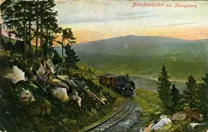 Konigsberg Prints: Broken - Brokenbahn Railway, Konigsberg, Bayem
