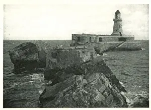 Broken jetty, Tynemouth, South Shields, Tyne and Wear
