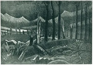 Highlights Prints: Broken Trees, Wytschaete