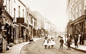 Herefordshire Prints: Bromyard High Street early 1900s