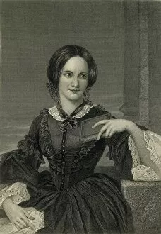Lithographies Collection: BRONTE, Charlotte (1816-1848). English novelist