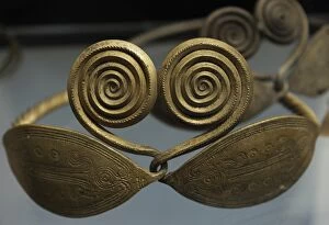 Goldsmith Gallery: Bronze Age. Belt ornaments. From a bog at Fjellerup, Funen