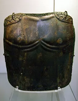 Torso Gallery: Bronze breastplate. 375-325 BC