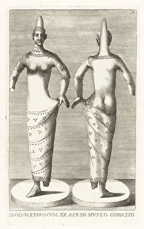 Tunic Prints: Bronze figure of Juno from Tuscany, the oldest in antiquity