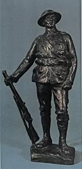 Images Dated 25th February 2009: Bronze Maquette for the Kings Royal Rifle Corps Memorial