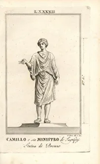 Paolo Gallery: Bronze statue of Camillus or Minister of Sacrifice
