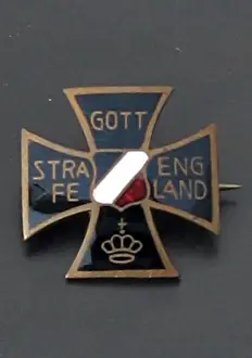 Gott Prints: Brooch in the shape of a German Iron Cross