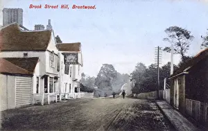 Brentwood Prints: Brook Street Hill, Brentwood, Essex