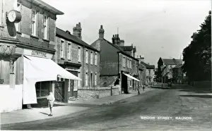 Northamptonshire Prints: Brook Street, Raunds, Wellingborough, England