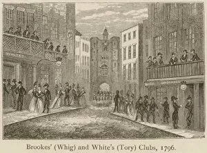 Lamps Collection: Brookes and Whites Clubs, London 1796