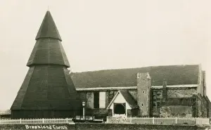 Shingle Prints: Brookland Church, Romney Marsh, Kent