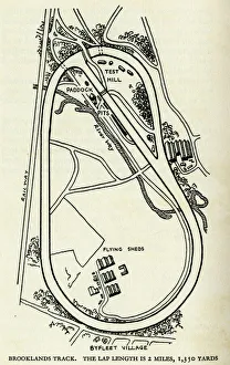 Surrey Collection: Brooklands motor racing track